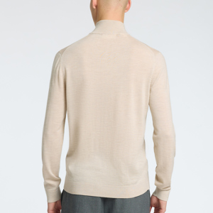 SELECTED HOMME Merino Wool Half-Zip Jumper